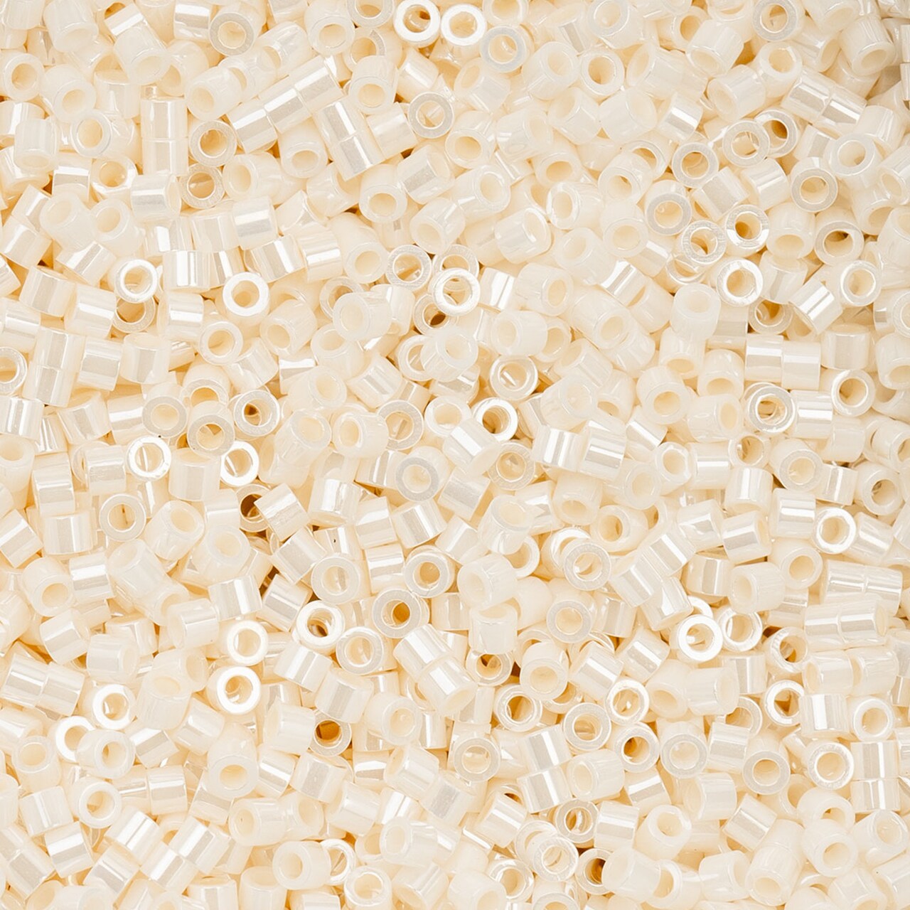 John Bead Ceylon Finish Cylin Beads 11/0 Glass Cylindrical Seed Beads, 25g